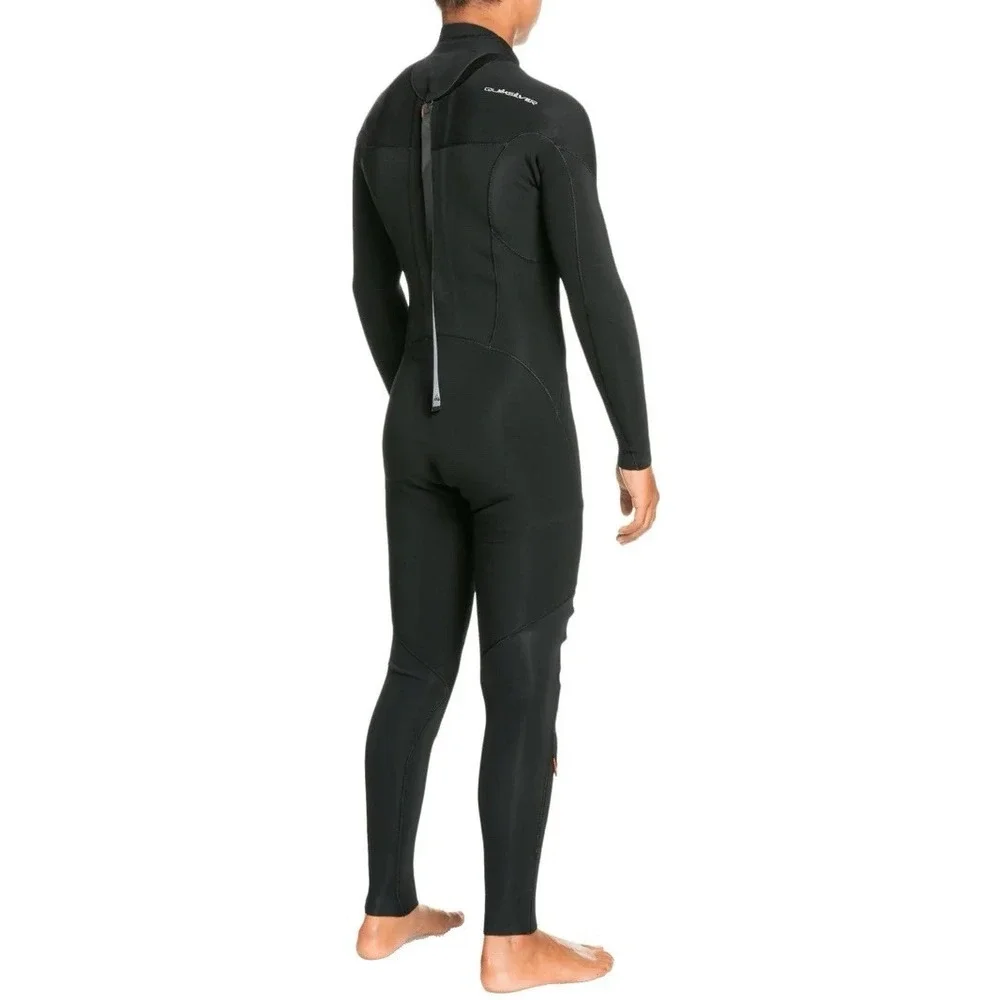 Quiksilver Sz 12 Youth Everyday Sessions 3/2 Back Zip Wetsuit EQBW103098 Black